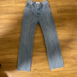 Abercrombie & Fitch Light Blue Straight Leg Jeans